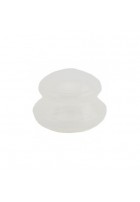 Chińska bańka silikonowa do masażu, biała, rozm. M, (4,5cm), 1szt.
