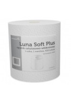 Ręcznik fryzjerski / Czyściwo celulozowo-włókninowe Luna Soft Plus, 400 listków, 1,4kg, wys.25cm, 1 rolka (19410)