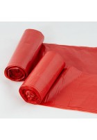 Worki na odpady medyczne czerwone, grube LDPE, 35L 50szt/rol