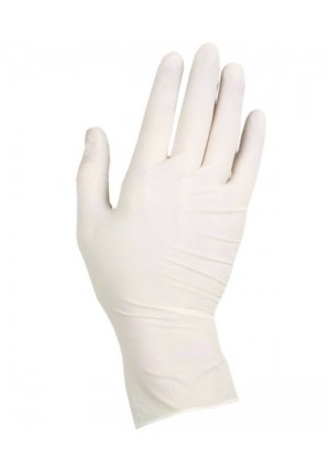 Rękawice nitrylowe bezpudrowe Białe 100szt/opak