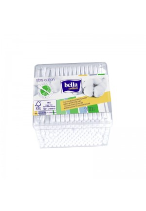 Patyczki papierowe Bella Cotton, pudełko a`200szt 