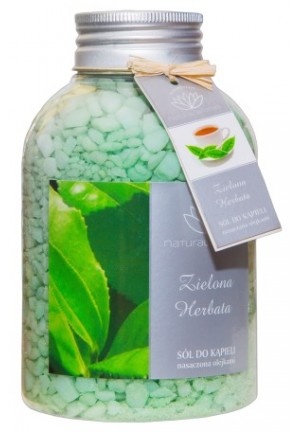 Zapachowa sól do kąpieli Zielona Herbata, 670g
